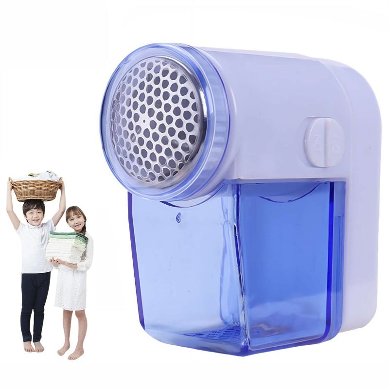 مزيل الوبر الكهربائي للأقمشة مع 3 شفرات، مزيل الوبر بالبطارية، مزيل الوبر للكنب والسجاد - Image 1